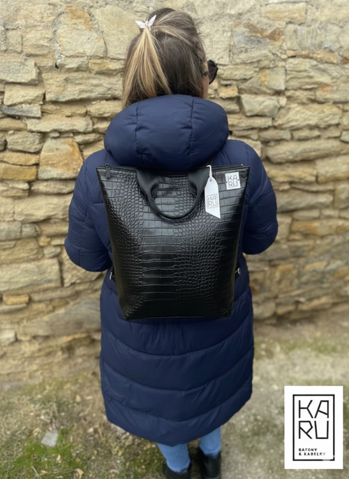 Batoh - Hadí kůže