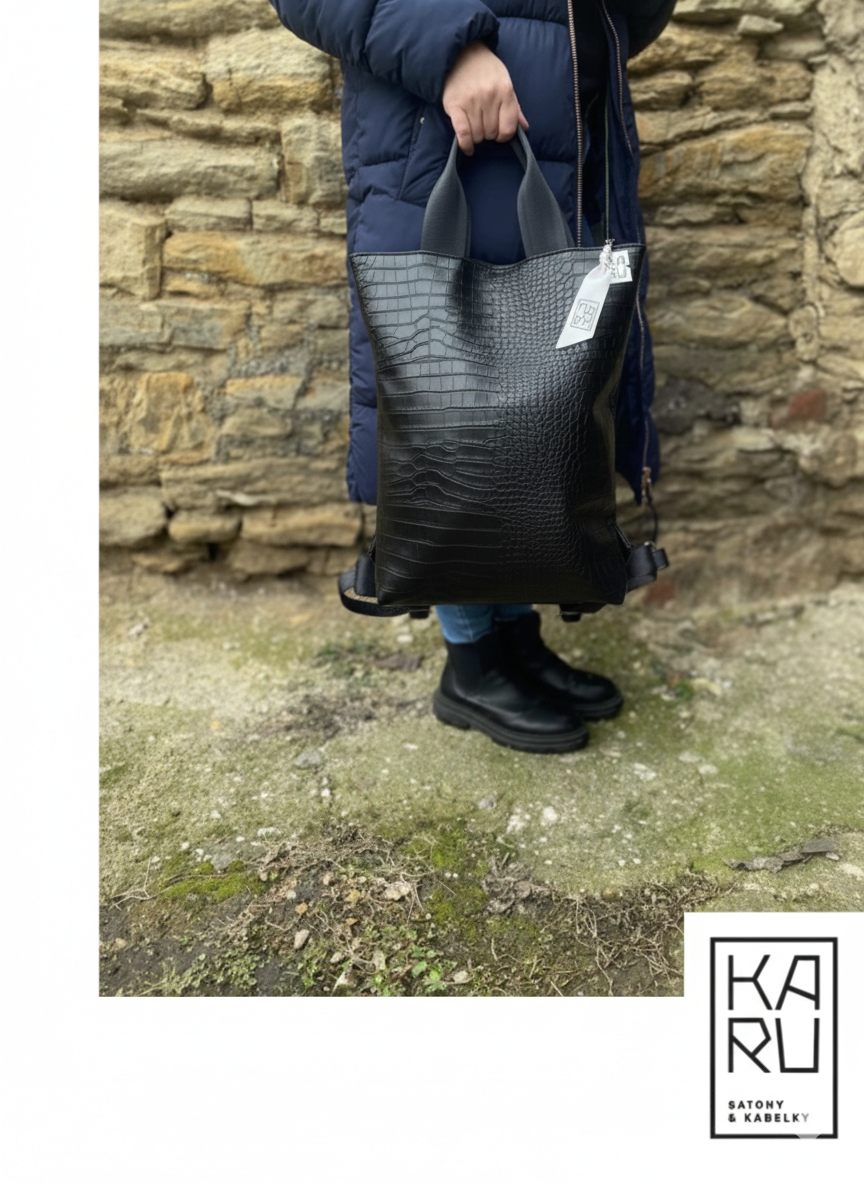 Batoh - Hadí kůže