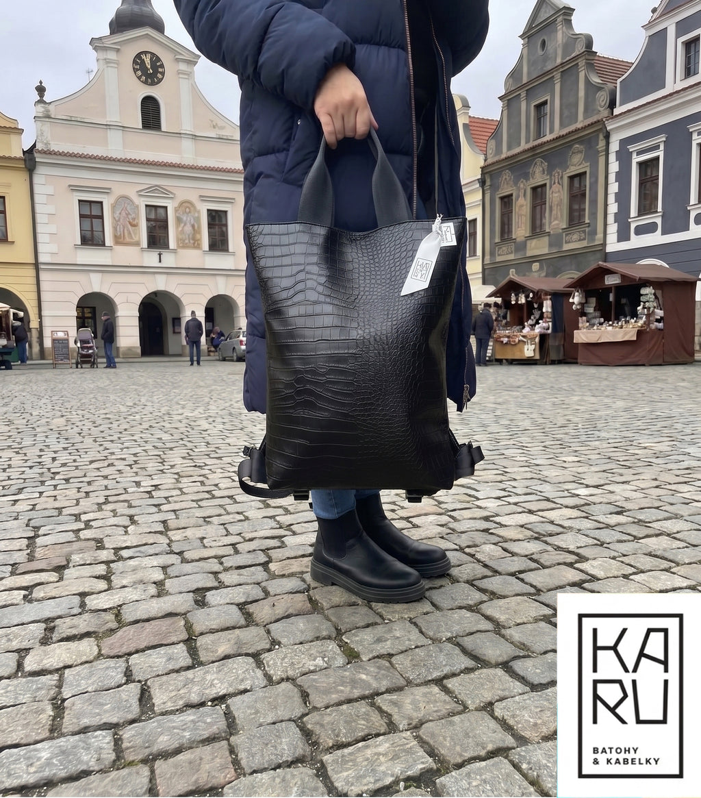 Batoh - Hadí kůže