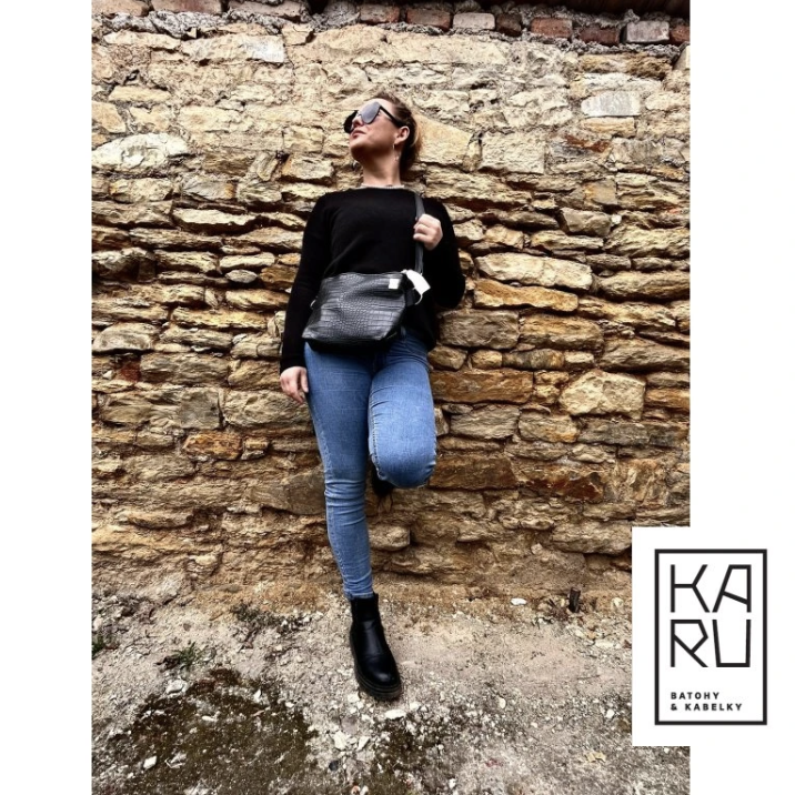 Crossbag - Hadí kůže