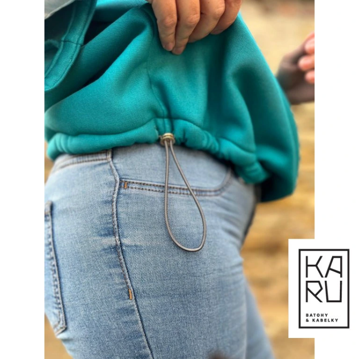 Mikina - Petrolejová